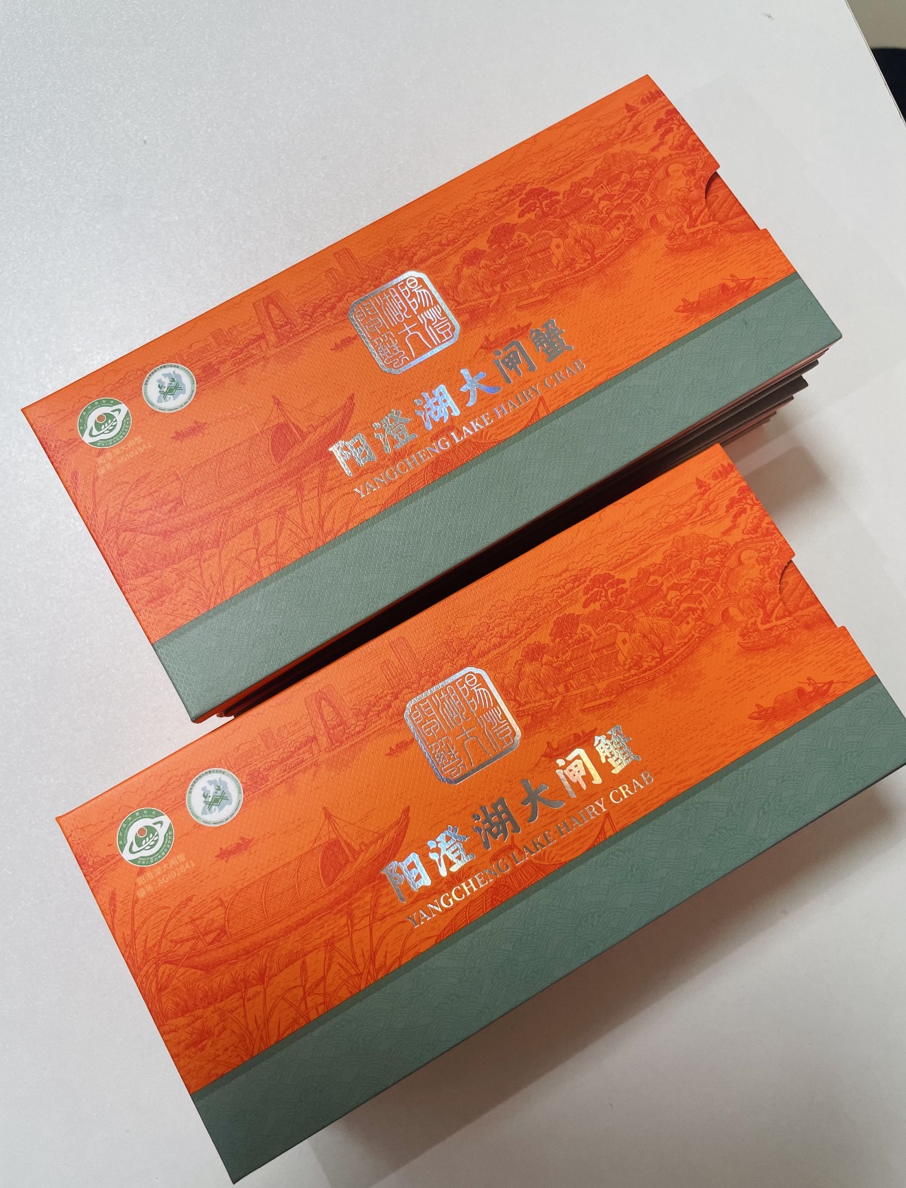 阳澄湖大闸蟹礼卡实物图